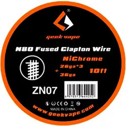 GeekVape N80 Nichrome Clapton Wire (3m) - 26GAx3 + 36GA