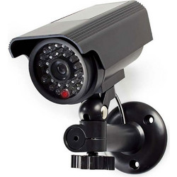 Ομοίωμα κάμερας Security για εξωτερικό χώρο, με IR LED. NEDIS DUMCBS10BK
