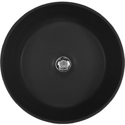 A&D Cupa Black X Επιτραπέζιος Νιπτήρας Μπάνιου 44x44cm Μαύρος
