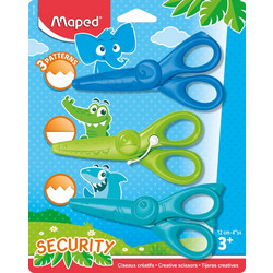 Maped KidiCraft Σετ Ψαλίδια Χειροτεχνίας 3 τεμ Ιδανικό για μικρά παιδιά Κωδικός 981727