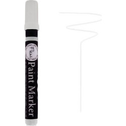 Μαρκαδόρος χρώματος κιμωλίας Paint marker Chalky Look F01 Titanium White 16000