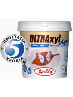 Χρωτέχ Ultraxyl Aqua Βερνίκι Επιφάνειας Ξύλου Νερού Gloss Διάφανο 0.75lt
