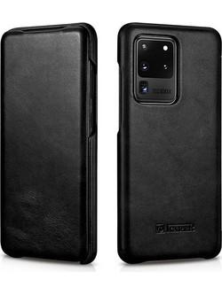 iCarer Vintage Series For Samsung Galaxy S20 Ultra - Black (RS 992012)