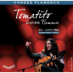 Savarez Tomatito T50J Σετ 6 Χορδές Κλασικής Κιθάρας Nylon Hard Tension