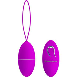 Pretty Love Joanne Δονητής Egg για Ζευγάρια με Τηλεχειριστήριο 7.5cm Μωβ