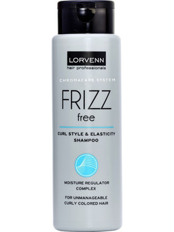 Lorvenn Frizz Free Σαμπουάν για Φριζάρισμα για Σγουρά & Βαμμένα Μαλλιά 300ml