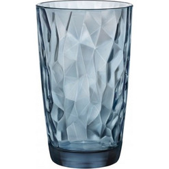 Bormioli Rocco Ποτήρι Νερού Γυάλινο Diamond Ocean Blue 470ml BR00127701