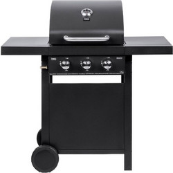 Teesa BBQ 3000 Ψησταριά Υγραερίου με 3 Εστίες 9kW Επιφάνειας 48x40cm TSA0081