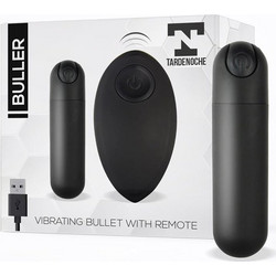 Tardenoche Bullet Remote Control Δονητής Bullet για Ζευγάρια με Τηλεχειριστήριο 7.6cm Μαύρος