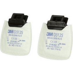 3M D3125 P2 R ζευγάρι φίλτρων σωματιδίων