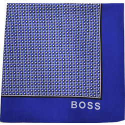 BOSS POCKET SQUARE MEDIUM BLUE