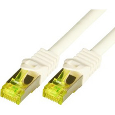 Mcab S/FTP STP Cat.7 Καλώδιο Δικτύου Ethernet 1m White