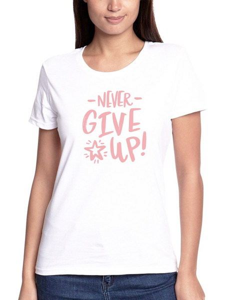 T-shirt Never Give Up
