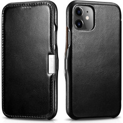 iCarer Vintage Leather Black (iPhone 11)