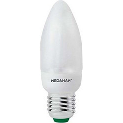 Λάμπα οικονομίας ηλεκτρονική Ε27 9W απόδοση 45W 4000Κ ενδιάμεσο φυσικό φως τύπου κερί 10,6cm x 3,7cm