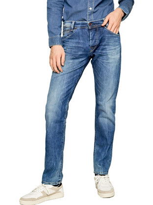Pepe Jeans Spike Ανδρικό Τζιν Παντελόνι Κανονική Εφαρμογή Denim PM200029HB3-000