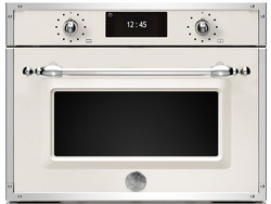Bertazzoni F457HERMWTAX Εντοιχιζόμενος Φούρνος Μικροκυμάτων με Grill 38lt Λευκός