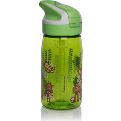 Laken Jannu Tritan Bees Παιδικό Μπουκάλι Πλαστικό BPA Free με Καλαμάκι Lime 450ml
