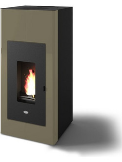 Eva Calor Ilaria 18 Grey Σόμπα Pellet Καλοριφέρ 17.5kW