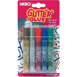 LLEHO GLITTER GLUE ΚΟΛΛΑ ΧΕΙΡΟΤΕΧΝΙΑΣ 5*10ml
