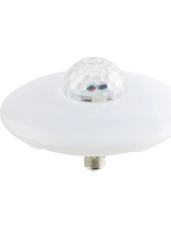 UFO light Πολύχρωμη Λάμπα με Disco Εφέ E-27 30W και Bluetooth Ηχείο CP-008