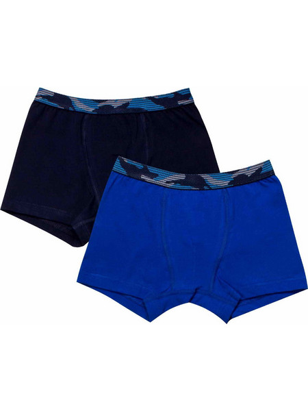 Παιδικό Boxer Army-Blue Minerva 2-Τεμάχια 8-10-12-14-16