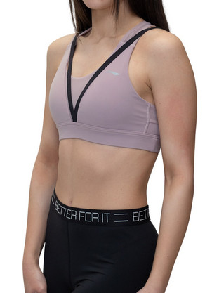 Li-Ning Αθλητικό Μπουστάκι με Μέτρια Στήριξη Nude AUBP086-2H