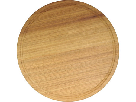Ξύλινο Πιάτο με Λούκι Φ35 cm c372340