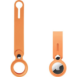 Silicone Case for Airtag Loop Compatible with AirTag 2021 - Orange (oem)