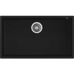 Teka Square 72.40 TG Υποκαθήμενος Νεροχύτης Γρανίτη Black 76x44cm