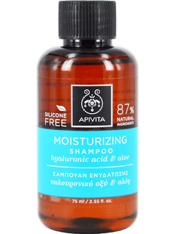 Apivita Moisturizing Υαλουρονικό Οξύ & Αλόη Σαμπουάν 75ml