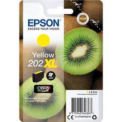 Epson 202XL Yellow Μελάνι Εκτυπωτή Inkjet C13T02H440