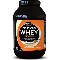 QNT Delicious Whey Cookies & Cream Πρωτεΐνη Ορού Γάλακτος Γράμμωσης 908gr