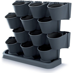 PROSPERPLAST IO2W600S-S433-Γλαστράκια Βοτάνων Cascade Garden 12 θέσεων