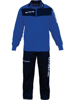Givova Tuta Vela Ανδρικό Σετ Φόρμας Navy Μπλε Royal Blue TR019-0204