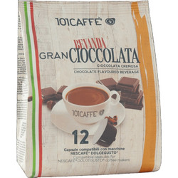 101Caffe Κάψουλες Σοκολάτα Gran Cioccolata Συμβατές με Μηχανή Dolce Gusto 12τμχ