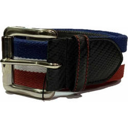 HACKETT AMR CASUAL BELT HM411063-999-NAVY/WHITE/RED