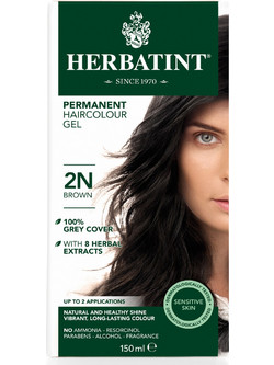 Herbatint 2N Μαύρο Καστανό Μόνιμη Βαφή Μαλλιών Χωρίς Αμμωνία 150ml