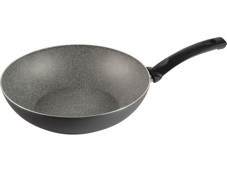 Ballarini Lucca Granitium Wok Αλουμινίου Αντικολλητικό Επίστρωση Πέτρας 28cm