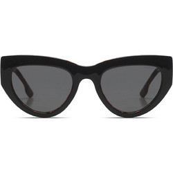 Komono Kim KOM-S8550 Γυναικεία Γυαλιά Ηλίου Cat Eye Κοκάλινα Μαύρα με Μαύρο Polarized Φακό