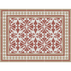 Contento Matteo Σουπλά Βινυλίου 40x30 Modern Πλακάκι Classic - Κόκκινο