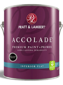 Pratt & Lambert Accolade Exterior Premium Paint & Primer Πλαστικό Χρώμα Εσωτερικού Χώρου Λευκό Ματ 0.92lt