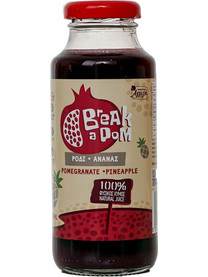 100% Φυσικός Χυμός Ρόδι με Ανανά 250ml, Οικογένεια Αγγελή