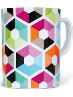 Κούπα Πορσελάνινη Hexagon CM09 MUG Multi Remember Πορσελάνη
