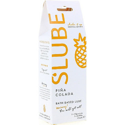 Slube Pina Colada Λιπαντικό Gel Κόλπου Πρωκτού & Μασάζ 2x125gr