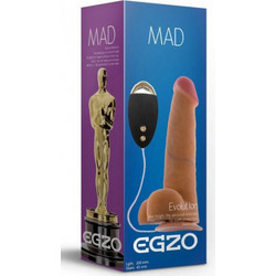 Egzo Oscar DVR001 Ρεαλιστικός Δονητής για Ζευγάρια με Τηλεχειριστήριο 20cm Flesh
