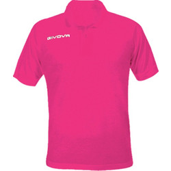 Givova Polo Summer Ανδρική Αθλητική Μπλούζα Polo Φούξια MA005-0006