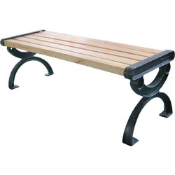 Παγκάκι Κήπου Μεταλλικό Χωρίς Πλάτη 152x40cm 182-2518