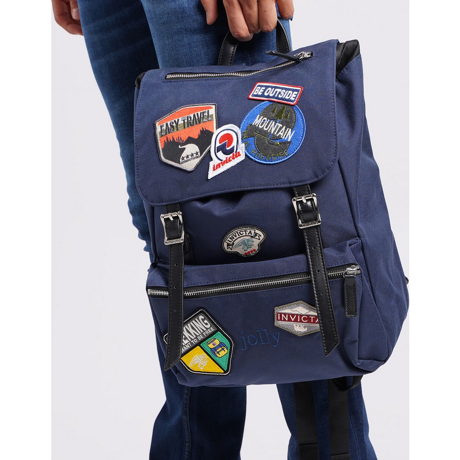 Invicta jolly deals heritage alpino patch backpack