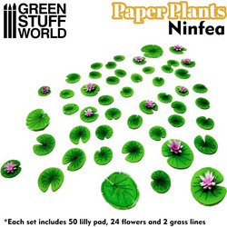 Green Stuff World 10366 - Ninfea Paper Plant laser cut